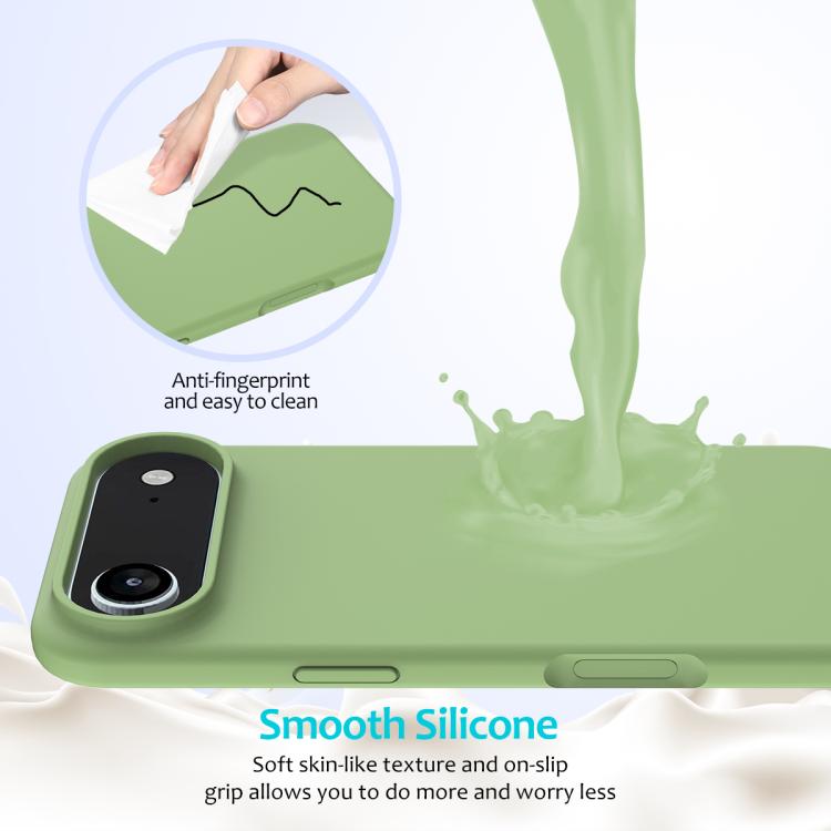 Caja del teléfono de silicona de color sólido, For iPhone Air, For iPhone 16 Pro Max, For iPhone 16 Pro, For iPhone 16 Plus