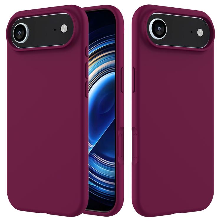 Caja del teléfono de silicona de color sólido, For iPhone Air, For iPhone 16 Pro Max, For iPhone 16 Pro, For iPhone 16 Plus