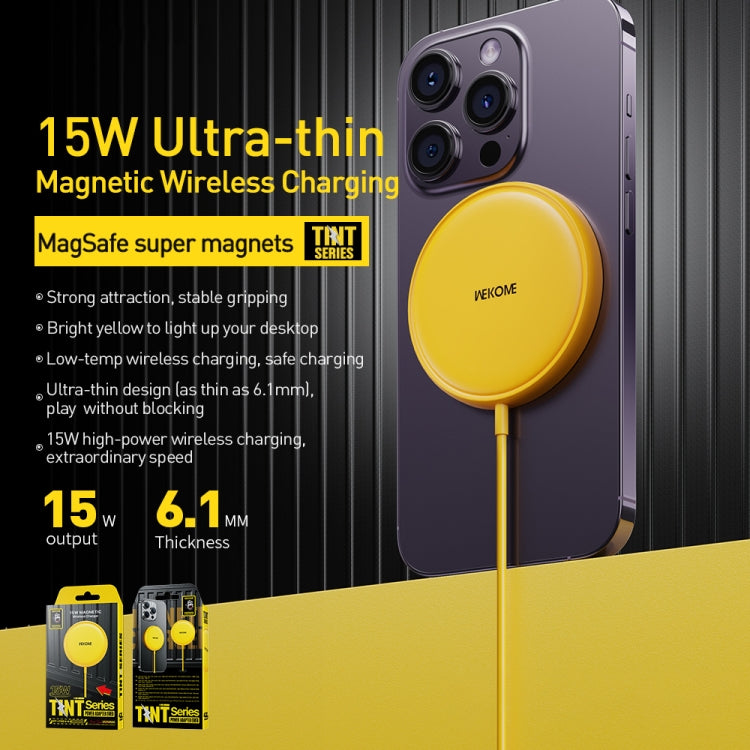 Cargador Inalámbrico Magnético WK WP-U166 15W, WP-U166