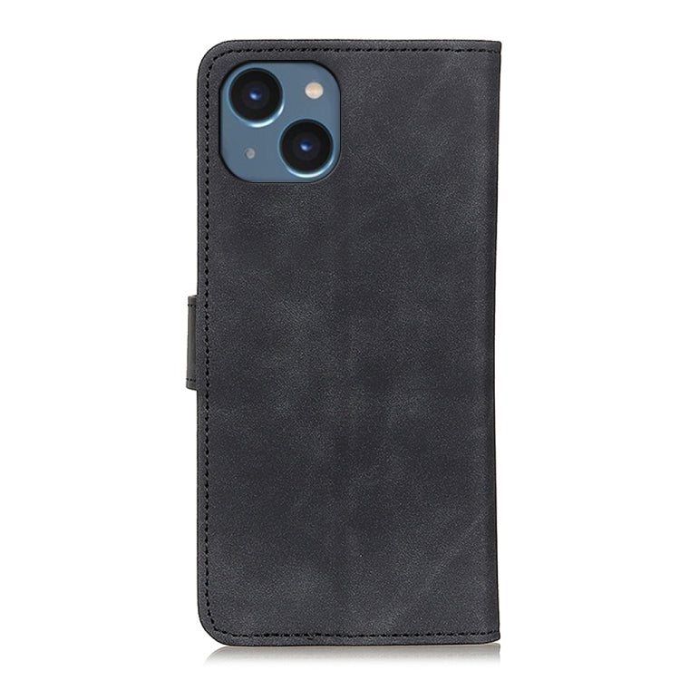 Estuche para teléfono de cuero con textura retro KHAZNEH, For iPhone 15