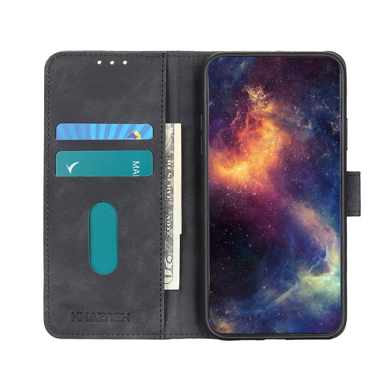 Estuche para teléfono de cuero con textura retro KHAZNEH, For iPhone 15