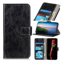 Estuche para teléfono de cuero con tapa horizontal y textura de caballo loco retro, For iPhone 15 Pro Max, For iPhone 15 Pro, For iPhone 15 Plus, For iPhone 15