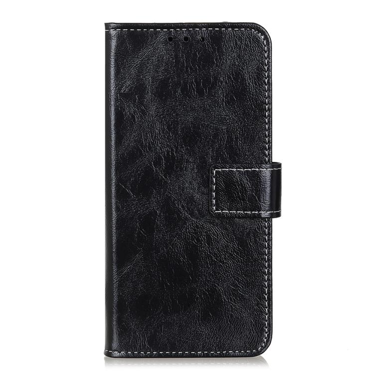 Estuche para teléfono de cuero con tapa horizontal y textura de caballo loco retro, For iPhone 18 Pro / 17 Pro, For iPhone 18 Pro Max / 17 Pro Max, For iPhone 16e / 17e, For iPhone 17, For iPhone Air, For iPhone 16 Pro Max, For iPhone 16 Pro           ...