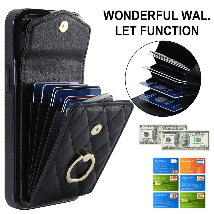 Estuche para teléfono con textura romboidal con cordón largo, For iPhone 15 Pro, For iPhone 15 Plus, For iPhone 15, For iPhone 14 Plus, For iPhone 14, For iPhone 14 Pro