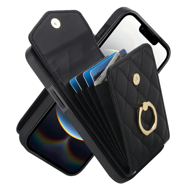 Estuche para teléfono con textura romboidal con cordón largo, For iPhone 17e / 16e, For iPhone 17 Pro Max, For iPhone 17 Pro, For iPhone 17, For iPhone Air, For iPhone 15 Pro Max