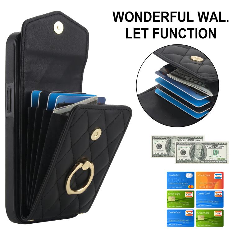 Estuche para teléfono con textura romboidal con cordón largo, For iPhone 17e / 16e, For iPhone 17 Pro Max, For iPhone 17 Pro, For iPhone 17, For iPhone Air, For iPhone 15 Pro Max