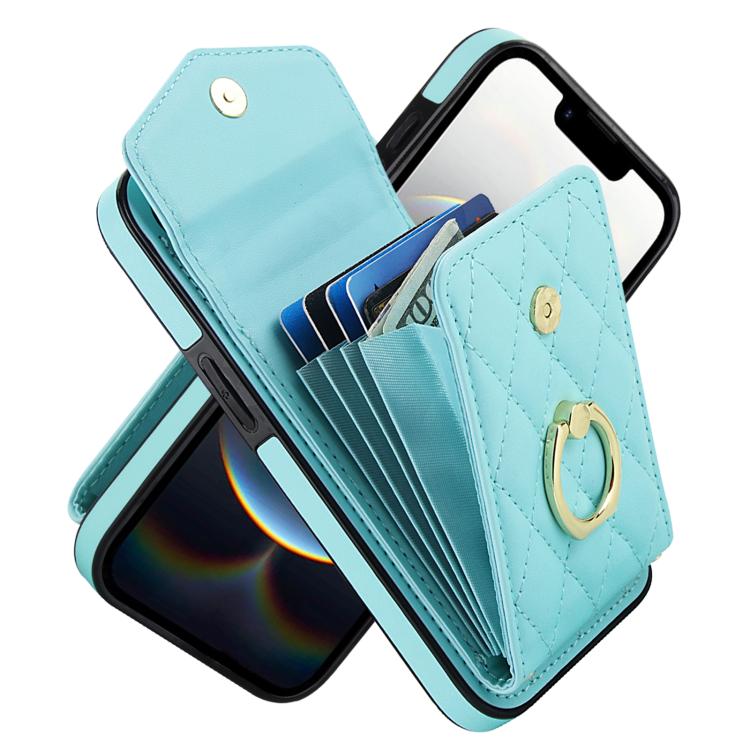 Estuche para teléfono con textura romboidal con cordón largo, For iPhone 17e / 16e, For iPhone 17 Pro Max, For iPhone 17 Pro, For iPhone 17, For iPhone Air, For iPhone 15 Pro Max