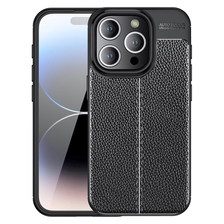 Funda de teléfono TPU a prueba de golpes con textura Litchi, For iPhone 16e / 17e, For iPhone 17 Pro Max, For iPhone 17 Pro, For iPhone 17, For iPhone Air, For iPhone 16 Pro Max, For iPhone 16 Pro, For iPhone 16 Plus, For iPhone 16, For iPhone 15 Pro M...