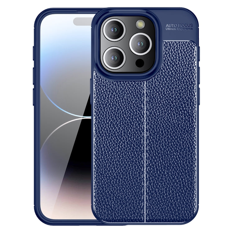 Funda de teléfono TPU a prueba de golpes con textura Litchi, For iPhone 16e / 17e, For iPhone 17 Pro Max, For iPhone 17 Pro, For iPhone 17, For iPhone Air, For iPhone 16 Pro Max, For iPhone 16 Pro, For iPhone 16 Plus, For iPhone 16, For iPhone 15 Pro M...