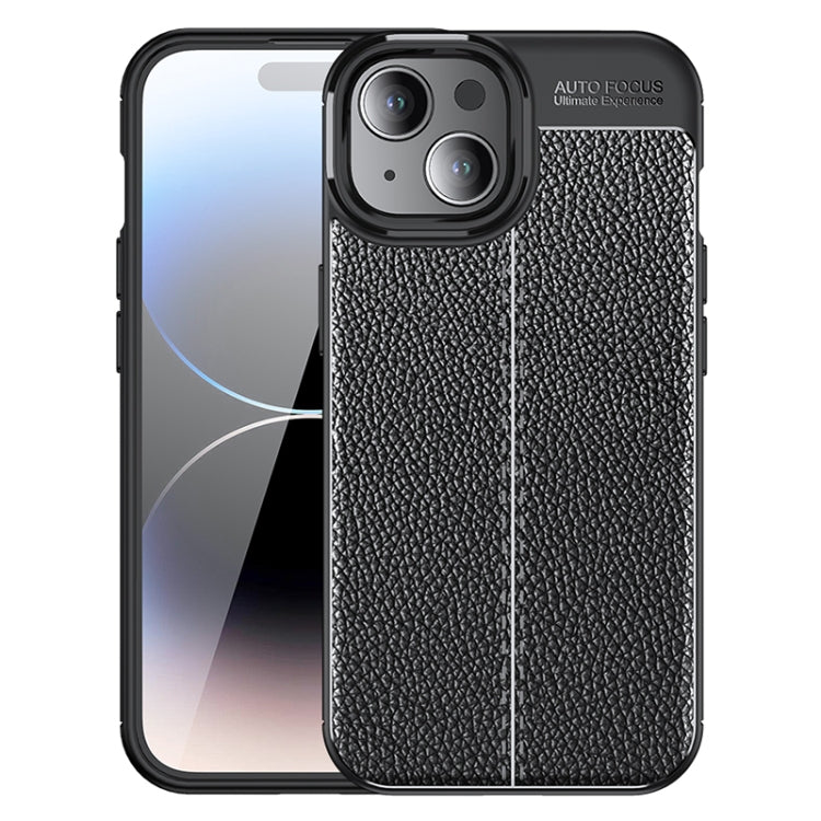 Funda de teléfono TPU a prueba de golpes con textura Litchi, For iPhone 16e / 17e, For iPhone 17 Pro Max, For iPhone 17 Pro, For iPhone 17, For iPhone Air, For iPhone 16 Pro Max, For iPhone 16 Pro, For iPhone 16 Plus, For iPhone 16, For iPhone 15 Pro M...