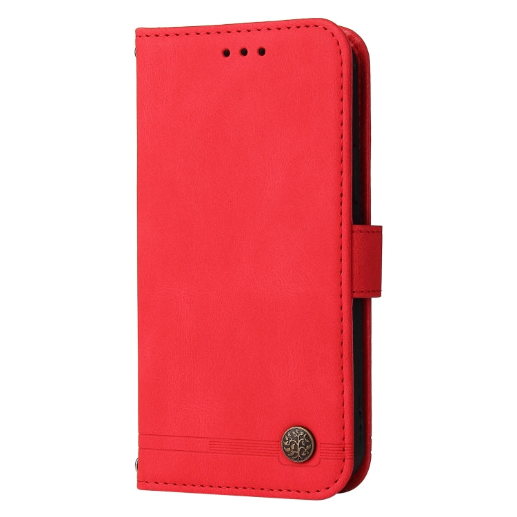 Skin Feel Life Tree Estuche de cuero para teléfono, For iPhone 15 Pro Max, For iPhone 15 Pro, For iPhone 15 Plus, For iPhone 15