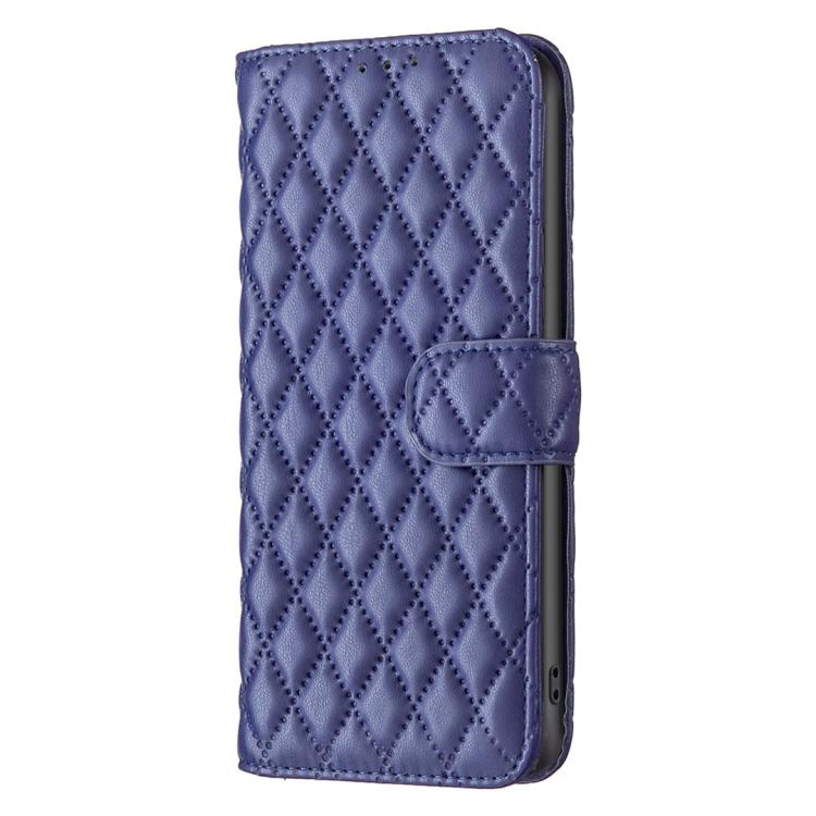 Estuche para teléfono de cuero con tapa tipo billetera Diamond Lattice, For iPhone 18 Pro/17 Pro, For iPhone 18 Pro Max/17 Pro Max, For iPhone 17e / 16e, For iPhone 17, For iPhone Air, For iPhone 16 Pro Max, For iPhone 16 Pro, For iPhone 16 Plus