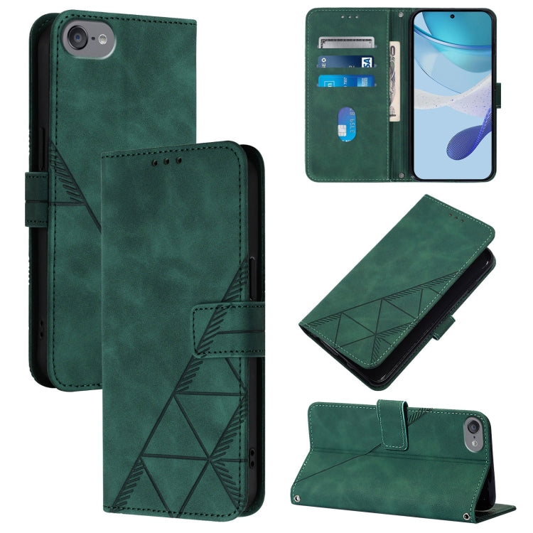 Estuche para teléfono de cuero con tapa en relieve 3D Crossbody, For iPhone 16, For iPhone 15 Pro Max, For iPhone 15 Pro, For iPhone 15 Plus, For iPhone 15, For iPod Touch 7 / 6 / 5