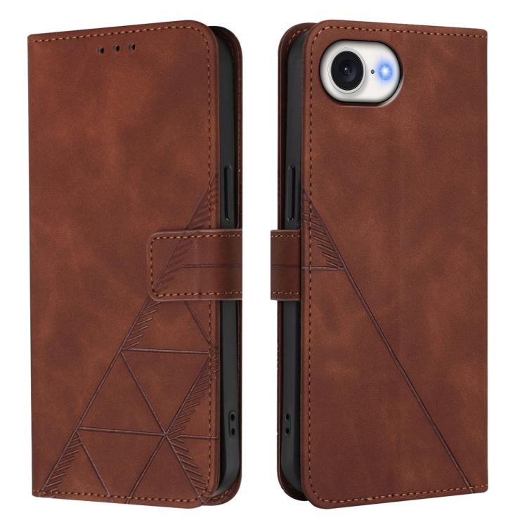 Estuche para teléfono de cuero con tapa en relieve 3D Crossbody, For iPhone 16e / 17e, For iPhone 17 Pro Max, For iPhone 17 Pro, For iPhone 17, For iPhone Air, For iPhone 16 Pro Max, For iPhone 16 Pro, For iPhone 16 Plus