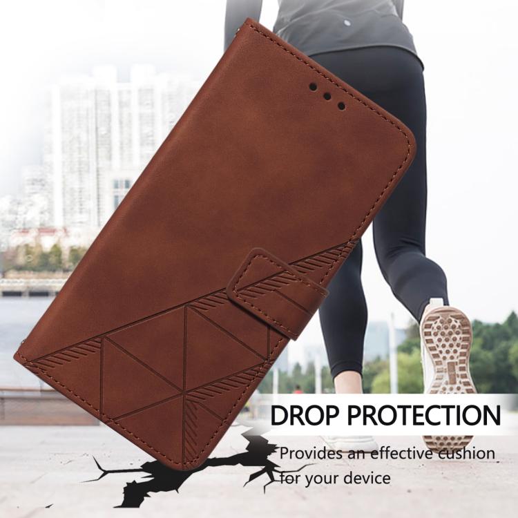 Estuche para teléfono de cuero con tapa en relieve 3D Crossbody, For iPhone 16e / 17e, For iPhone 17 Pro Max, For iPhone 17 Pro, For iPhone 17, For iPhone Air, For iPhone 16 Pro Max, For iPhone 16 Pro, For iPhone 16 Plus