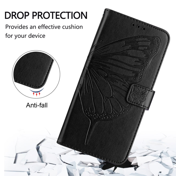 Estuche para teléfono de cuero con mariposa en relieve, For iPhone 17e / 16e, For iPhone 17 Pro Max, For iPhone 17 Pro, For iPhone 17, For iPhone Air, For iPhone 16 Pro Max