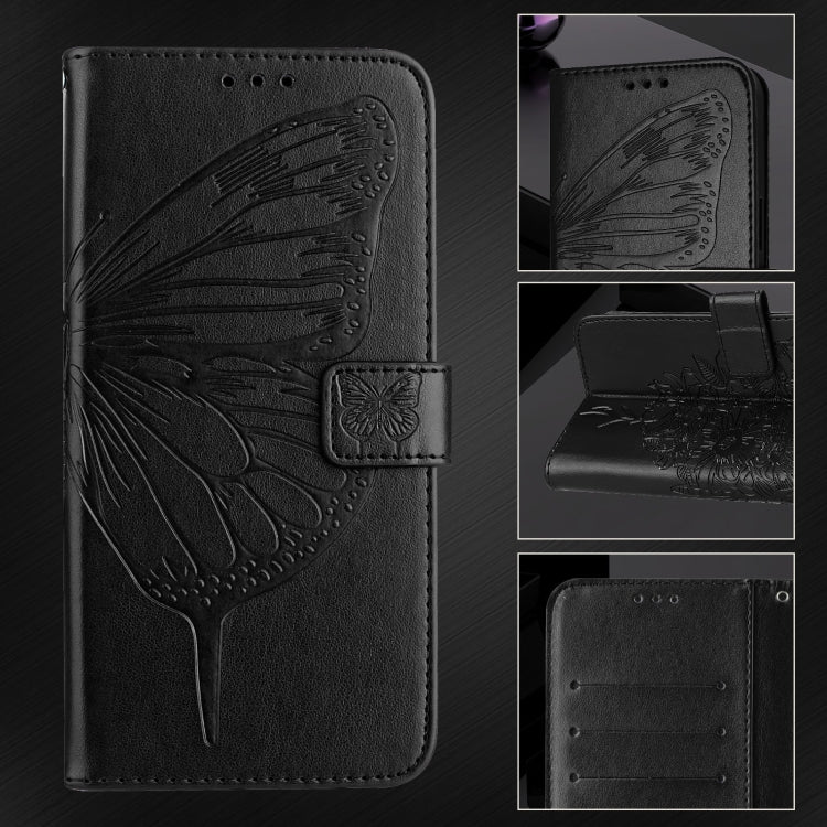 Estuche para teléfono de cuero con mariposa en relieve, For iPhone 17e / 16e, For iPhone 17 Pro Max, For iPhone 17 Pro, For iPhone 17, For iPhone Air, For iPhone 16 Pro Max