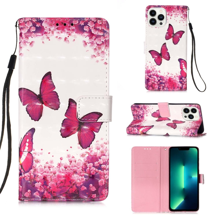 Caja de teléfono de cuero con tapa horizontal de pintura 3D, For iPhone 16 Pro, For iPhone 16 Plus, For iPhone 16, For iPhone 15 Pro Max, For iPhone 15 Pro, For iPhone 15 Plus