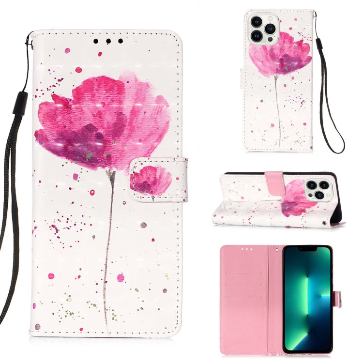 Caja de teléfono de cuero con tapa horizontal de pintura 3D, For iPhone 16 Pro, For iPhone 16 Plus, For iPhone 16, For iPhone 15 Pro Max, For iPhone 15 Pro, For iPhone 15 Plus