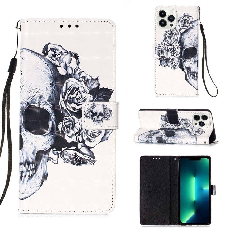 Caja de teléfono de cuero con tapa horizontal de pintura 3D, For iPhone 16 Pro, For iPhone 16 Plus, For iPhone 16, For iPhone 15 Pro Max, For iPhone 15 Pro, For iPhone 15 Plus