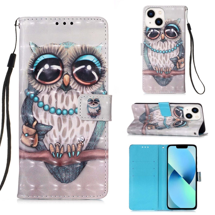 Caja de teléfono de cuero con tapa horizontal de pintura 3D, For iPhone 16 Pro, For iPhone 16 Plus, For iPhone 16, For iPhone 15 Pro Max, For iPhone 15 Pro, For iPhone 15 Plus