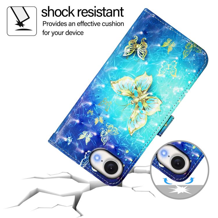 Caja de teléfono de cuero con tapa horizontal de pintura 3D, For iPhone 17e / 16e, For iPhone 17 Pro Max, For iPhone 17 Pro, For iPhone 17, For iPhone Air, For iPhone 16 Pro Max