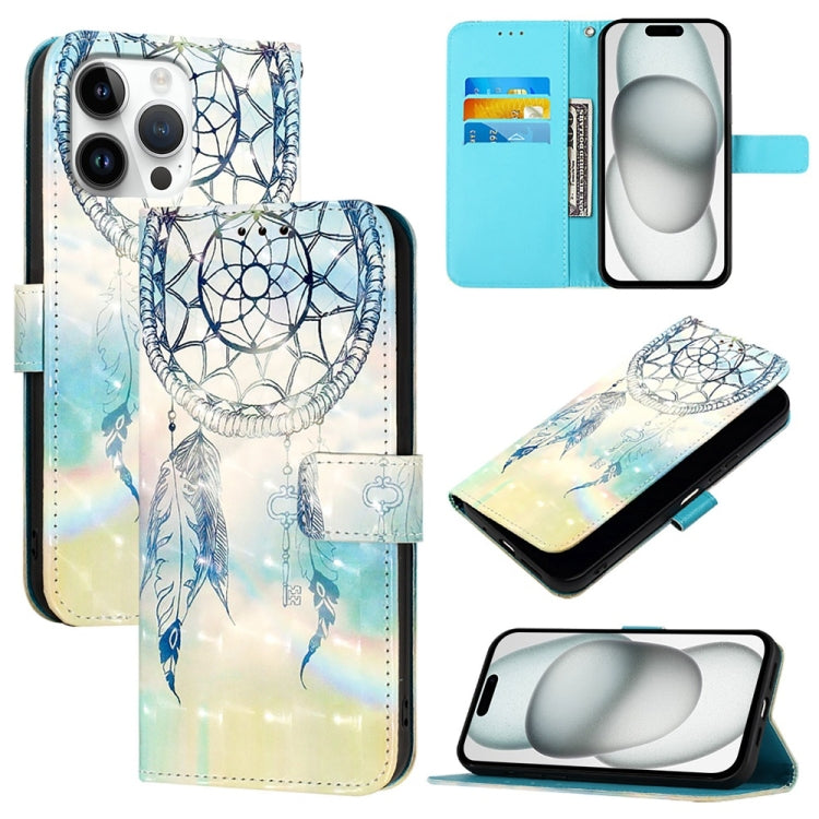 Caja de teléfono de cuero con tapa horizontal de pintura 3D, For iPhone 18 Pro / 17 Pro, For iPhone 18 Pro Max / 17 Pro Max, For iPhone 17e / 16e, For iPhone 17, For iPhone Air, For iPhone 16 Pro Max