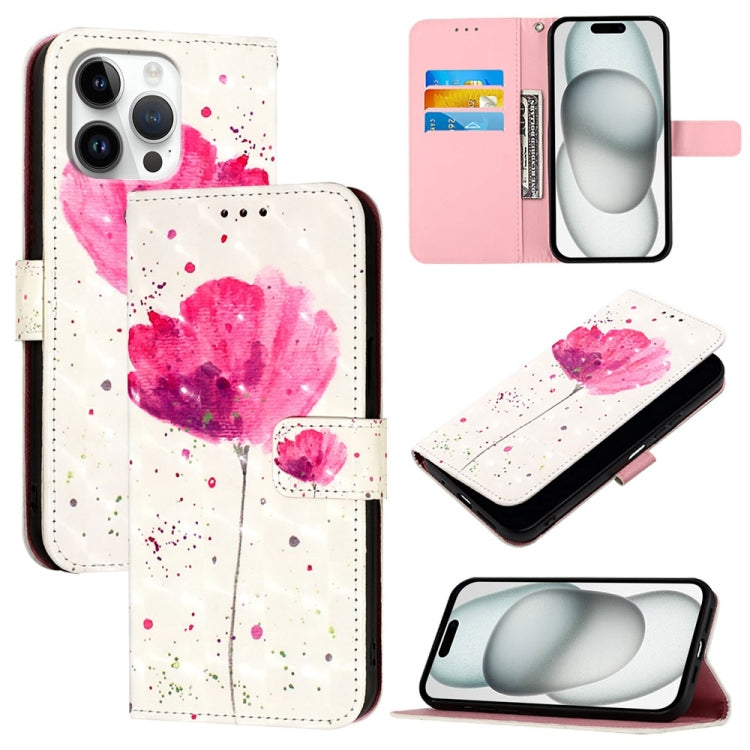 Caja de teléfono de cuero con tapa horizontal de pintura 3D, For iPhone 18 Pro / 17 Pro, For iPhone 18 Pro Max / 17 Pro Max, For iPhone 17e / 16e, For iPhone 17, For iPhone Air, For iPhone 16 Pro Max