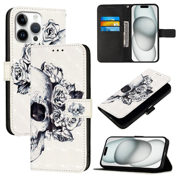 Caja de teléfono de cuero con tapa horizontal de pintura 3D, For iPhone 18 Pro / 17 Pro, For iPhone 18 Pro Max / 17 Pro Max, For iPhone 17e / 16e, For iPhone 17, For iPhone Air, For iPhone 16 Pro Max