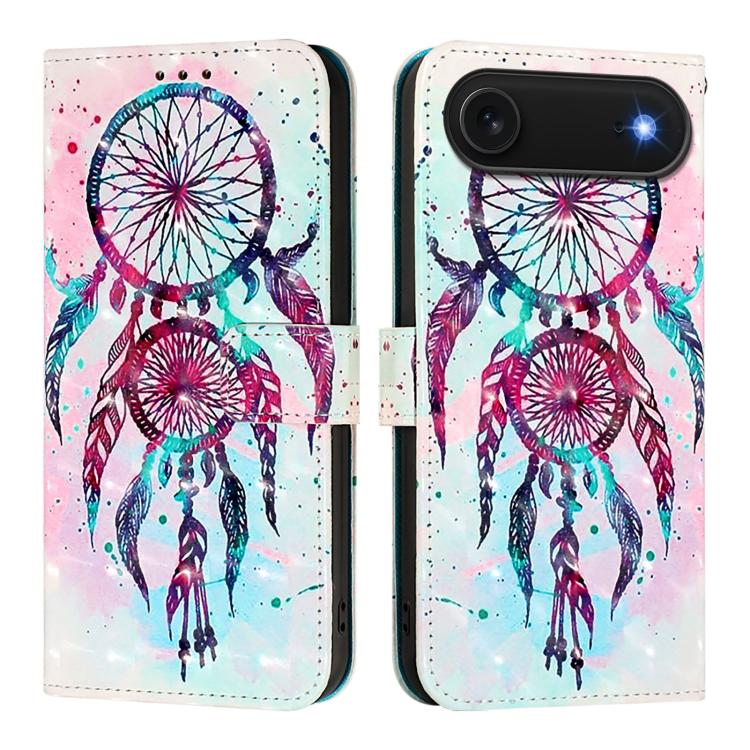 Caja de teléfono de cuero con tapa horizontal de pintura 3D, For iPhone 18 Pro / 17 Pro, For iPhone 18 Pro Max / 17 Pro Max, For iPhone 17e / 16e, For iPhone 17, For iPhone Air, For iPhone 16 Pro Max