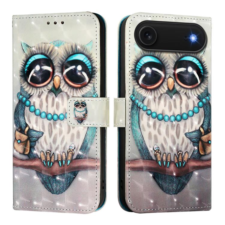 Caja de teléfono de cuero con tapa horizontal de pintura 3D, For iPhone 18 Pro / 17 Pro, For iPhone 18 Pro Max / 17 Pro Max, For iPhone 17e / 16e, For iPhone 17, For iPhone Air, For iPhone 16 Pro Max