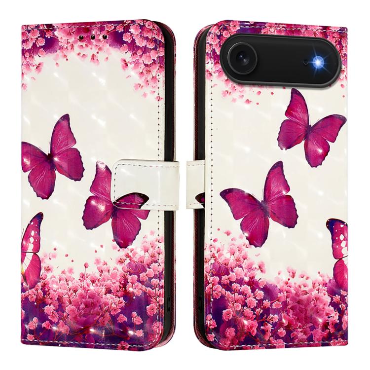 Caja de teléfono de cuero con tapa horizontal de pintura 3D, For iPhone 18 Pro / 17 Pro, For iPhone 18 Pro Max / 17 Pro Max, For iPhone 17e / 16e, For iPhone 17, For iPhone Air, For iPhone 16 Pro Max