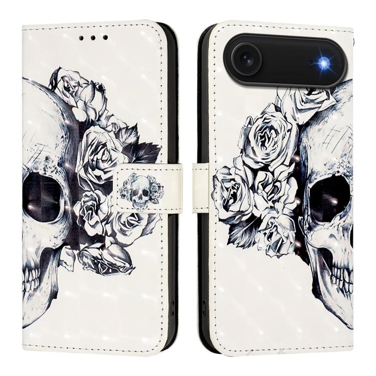 Caja de teléfono de cuero con tapa horizontal de pintura 3D, For iPhone 18 Pro / 17 Pro, For iPhone 18 Pro Max / 17 Pro Max, For iPhone 17e / 16e, For iPhone 17, For iPhone Air, For iPhone 16 Pro Max