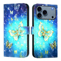 Caja de teléfono de cuero con tapa horizontal de pintura 3D, For iPhone 18 Pro / 17 Pro, For iPhone 18 Pro Max / 17 Pro Max, For iPhone 17e / 16e, For iPhone 17, For iPhone Air, For iPhone 16 Pro Max
