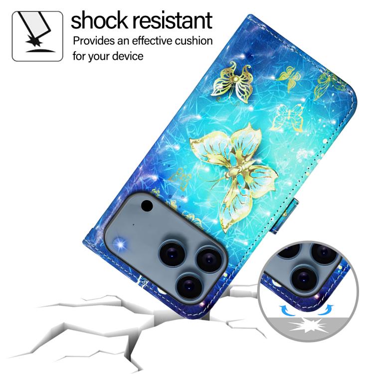 Caja de teléfono de cuero con tapa horizontal de pintura 3D, For iPhone 18 Pro / 17 Pro, For iPhone 18 Pro Max / 17 Pro Max, For iPhone 17e / 16e, For iPhone 17, For iPhone Air, For iPhone 16 Pro Max
