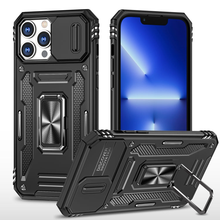 Armor PC + TPU Funda protectora para teléfono con cámara, For iPhone 16 Pro, For iPhone 16 Plus, For iPhone 16, For iPhone 15 Pro Max, For iPhone 15 Pro, For iPhone 15 Plus