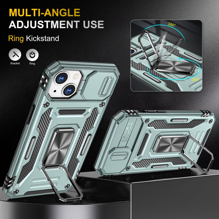 Armor PC + TPU Funda protectora para teléfono con cámara, For iPhone 15