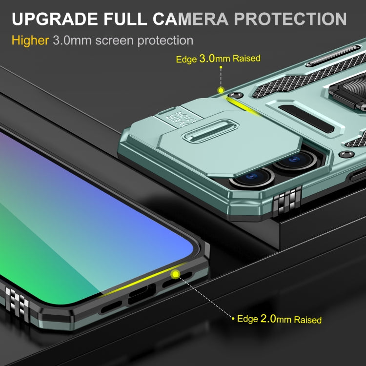 Armor PC + TPU Funda protectora para teléfono con cámara, For iPhone 16 Pro, For iPhone 16 Plus, For iPhone 16, For iPhone 15 Pro Max, For iPhone 15 Pro, For iPhone 15 Plus