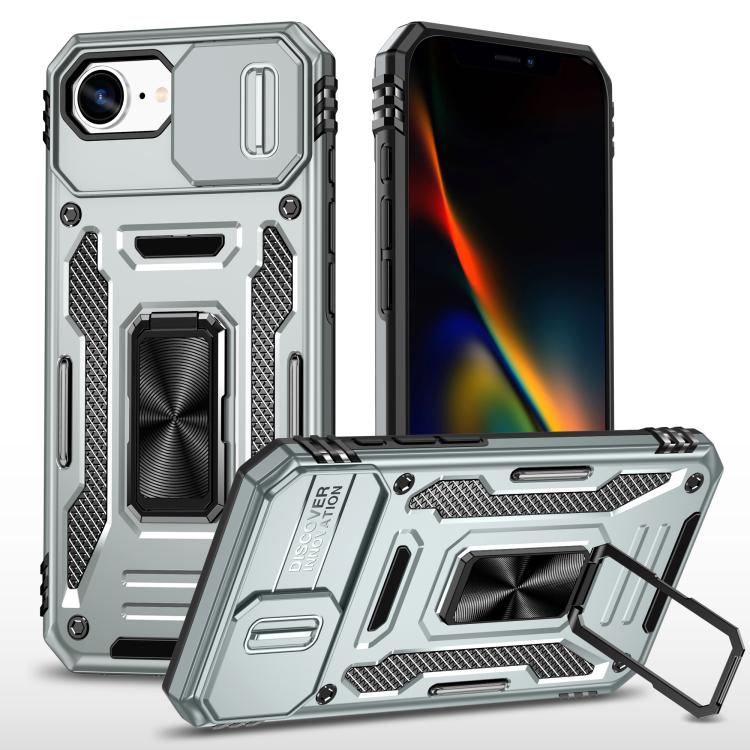 Armor PC + TPU Funda protectora para teléfono con cámara, For iPhone 18 Pro / 17 Pro, For iPhone 18 Pro Max / 17 Pro Max, For iPhone 17e / 16e, For iPhone 17, For iPhone Air, For iPhone 16 Pro Max