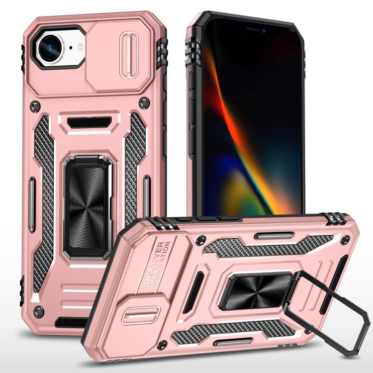 Armor PC + TPU Funda protectora para teléfono con cámara, For iPhone 18 Pro / 17 Pro, For iPhone 18 Pro Max / 17 Pro Max, For iPhone 17e / 16e, For iPhone 17, For iPhone Air, For iPhone 16 Pro Max