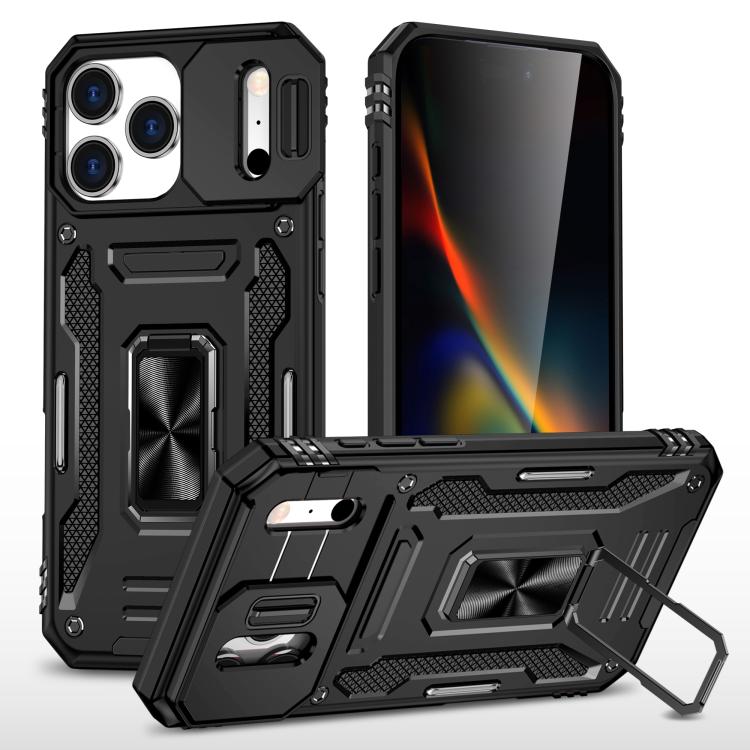 Armor PC + TPU Funda protectora para teléfono con cámara, For iPhone 18 Pro / 17 Pro, For iPhone 18 Pro Max / 17 Pro Max, For iPhone 17e / 16e, For iPhone 17, For iPhone Air, For iPhone 16 Pro Max