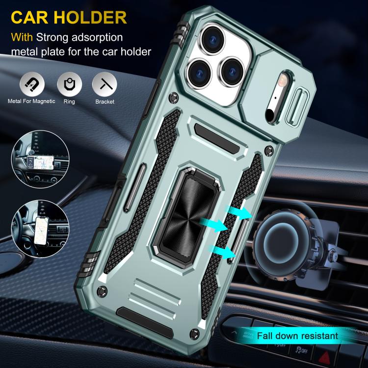 Armor PC + TPU Funda protectora para teléfono con cámara, For iPhone 18 Pro / 17 Pro, For iPhone 18 Pro Max / 17 Pro Max, For iPhone 17e / 16e, For iPhone 17, For iPhone Air, For iPhone 16 Pro Max