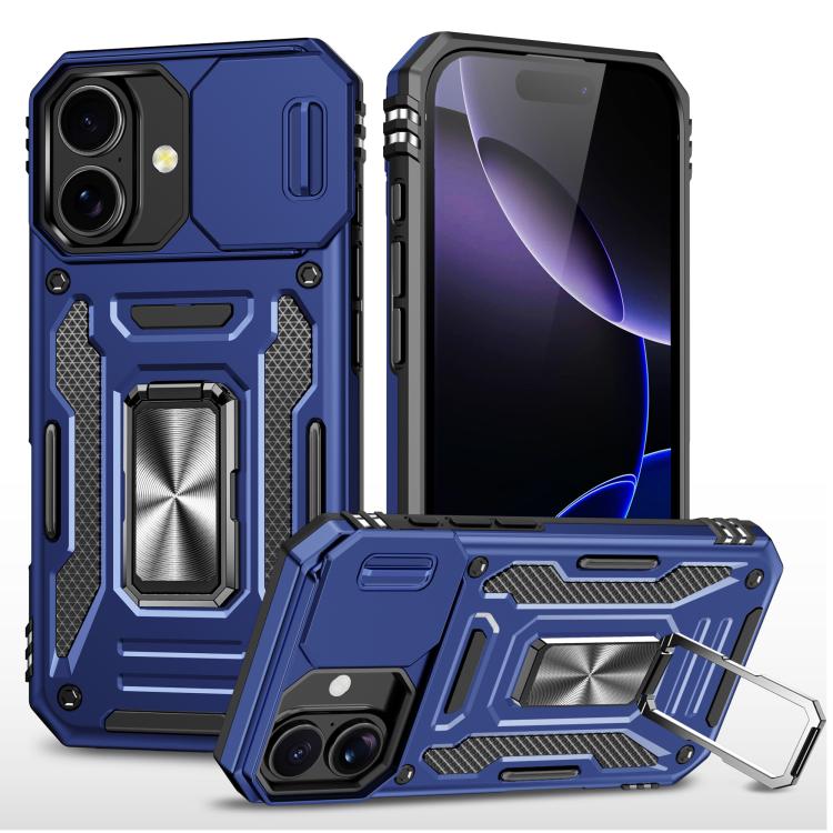 Armor PC + TPU Funda protectora para teléfono con cámara, For iPhone 18 Pro / 17 Pro, For iPhone 18 Pro Max / 17 Pro Max, For iPhone 17e / 16e, For iPhone 17, For iPhone Air, For iPhone 16 Pro Max