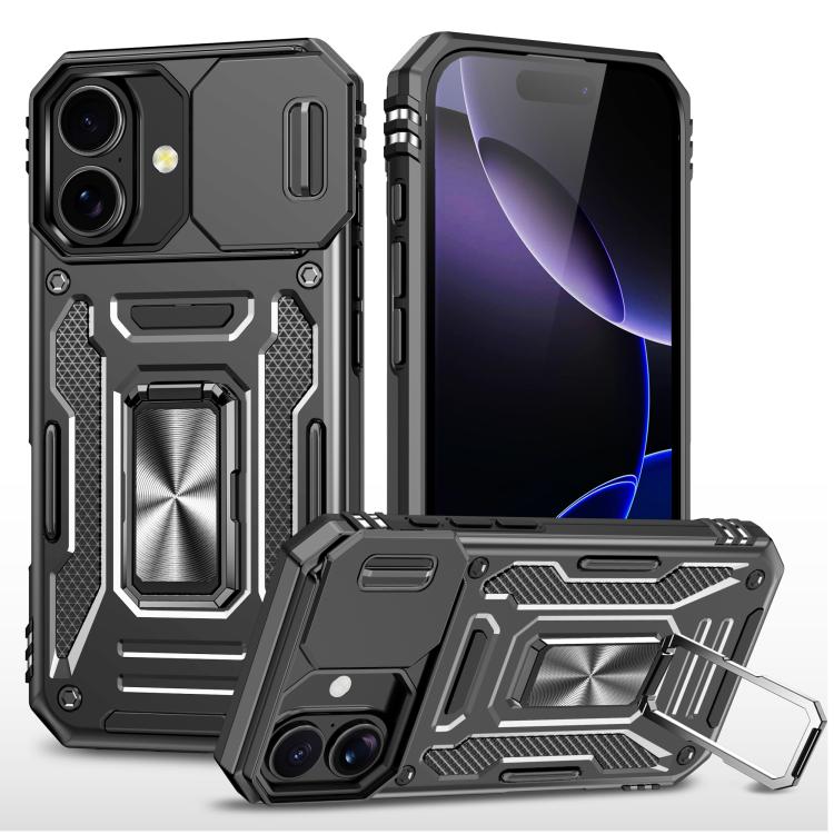 Armor PC + TPU Funda protectora para teléfono con cámara, For iPhone 18 Pro / 17 Pro, For iPhone 18 Pro Max / 17 Pro Max, For iPhone 17e / 16e, For iPhone 17, For iPhone Air, For iPhone 16 Pro Max