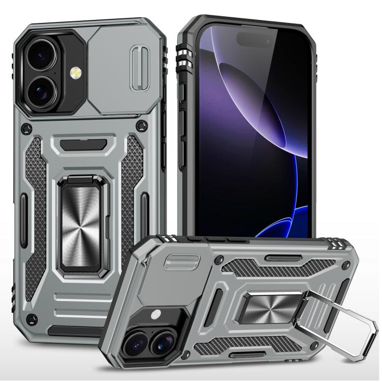 Armor PC + TPU Funda protectora para teléfono con cámara, For iPhone 18 Pro / 17 Pro, For iPhone 18 Pro Max / 17 Pro Max, For iPhone 17e / 16e, For iPhone 17, For iPhone Air, For iPhone 16 Pro Max