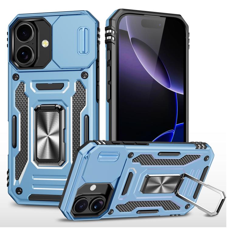Armor PC + TPU Funda protectora para teléfono con cámara, For iPhone 18 Pro / 17 Pro, For iPhone 18 Pro Max / 17 Pro Max, For iPhone 17e / 16e, For iPhone 17, For iPhone Air, For iPhone 16 Pro Max