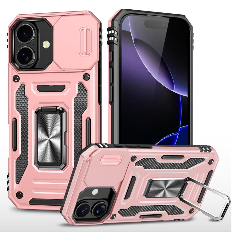 Armor PC + TPU Funda protectora para teléfono con cámara, For iPhone 18 Pro / 17 Pro, For iPhone 18 Pro Max / 17 Pro Max, For iPhone 17e / 16e, For iPhone 17, For iPhone Air, For iPhone 16 Pro Max