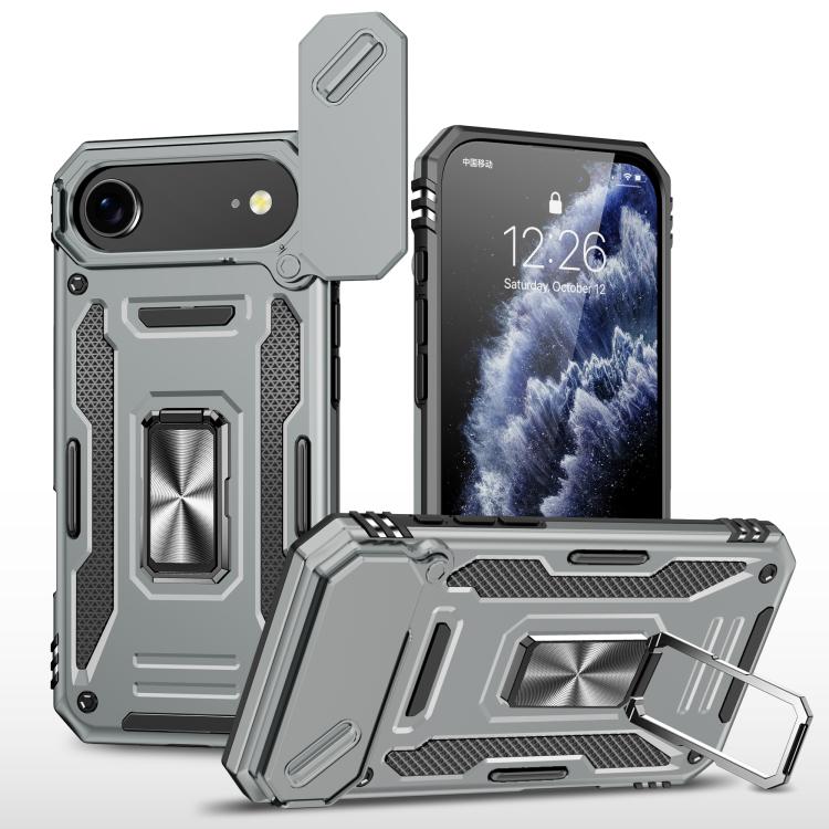 Armor PC + TPU Funda protectora para teléfono con cámara, For iPhone 18 Pro / 17 Pro, For iPhone 18 Pro Max / 17 Pro Max, For iPhone 17e / 16e, For iPhone 17, For iPhone Air, For iPhone 16 Pro Max