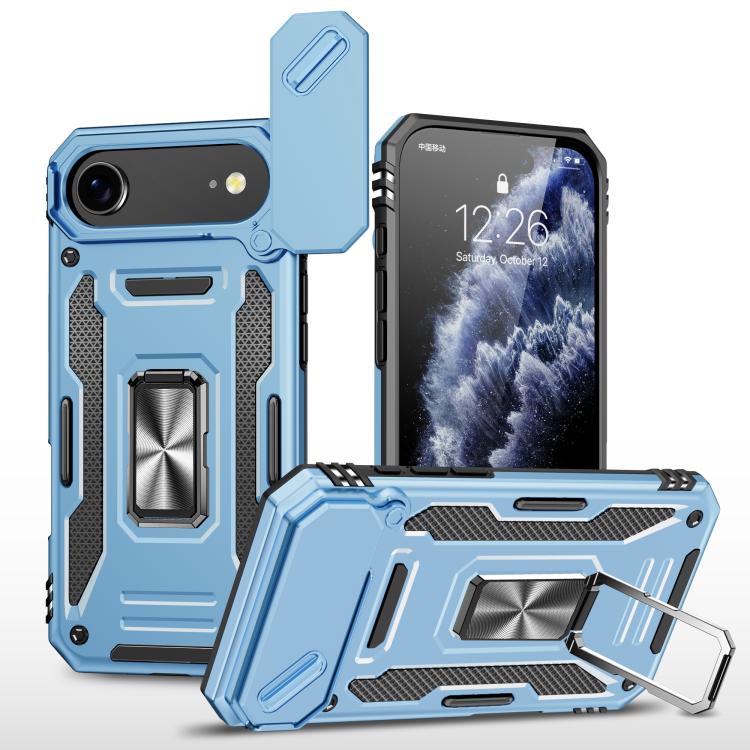 Armor PC + TPU Funda protectora para teléfono con cámara, For iPhone 18 Pro / 17 Pro, For iPhone 18 Pro Max / 17 Pro Max, For iPhone 17e / 16e, For iPhone 17, For iPhone Air, For iPhone 16 Pro Max