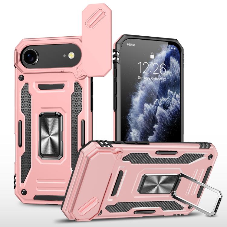 Armor PC + TPU Funda protectora para teléfono con cámara, For iPhone 18 Pro / 17 Pro, For iPhone 18 Pro Max / 17 Pro Max, For iPhone 17e / 16e, For iPhone 17, For iPhone Air, For iPhone 16 Pro Max
